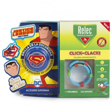 Relec pulsera + stick superman.