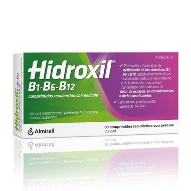 Hidroxil B1-B6-B12 30 comprimidos...