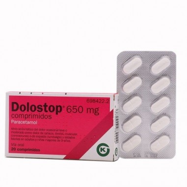 Dolostop 650 mg 20 comprimidos