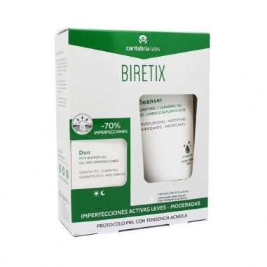Biretix pack duo gel + gel limpiador