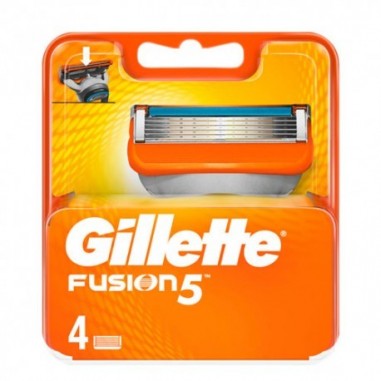 Gillette Fusion 5 Recambios 4 Unidades