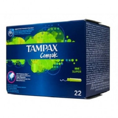 Tampax Compak Súper 22 unidades