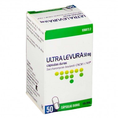 Ultra levura 50 mg 50 capsulas