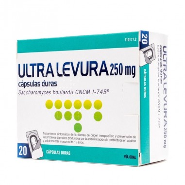 ULTRA-LEVURA 250 mg 20 CAPSULAS...