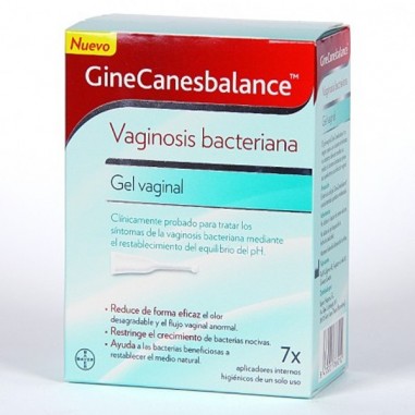 GineCanesbalance gel vaginal 7 tubos...